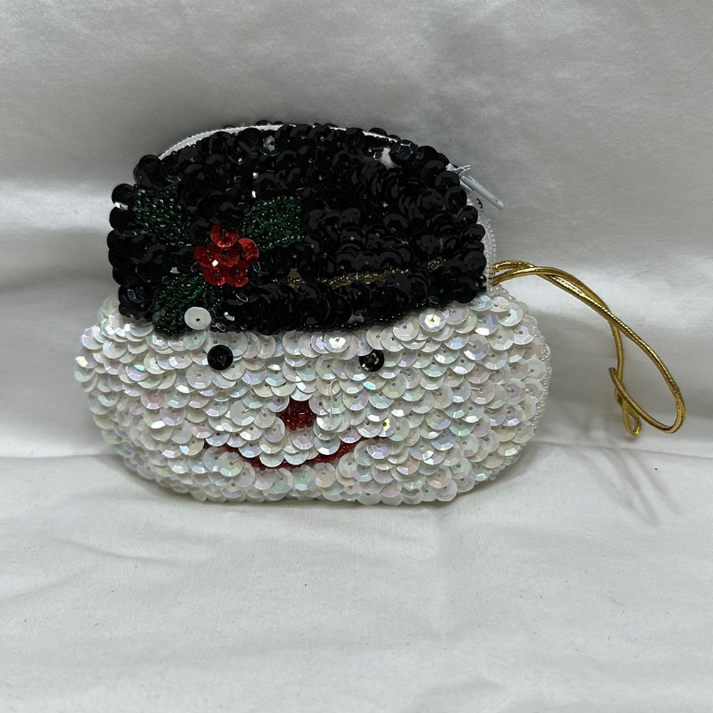 Snowman coin purse
